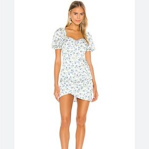 Beverly Mini Dress in Blueberry Tart